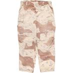 古着 迷彩柄 6C デザートチョコチップカモ ミリタリー カーゴパンツ コンバットパンツ LARGE REGULAR メンズw35相当 /eaa611143