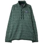 古着 パタゴニア Patagonia ベターセーター 1/4ジップ 25523FA22 総柄 ハーフジップ フリースプルオーバー メンズM相当 /eaa611212