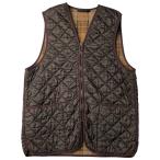 ショッピング古着 古着 00年代 バブアー Barbour A71 QUILED W/COAT 中綿入り キルティングベスト メンズL相当 /eaa611764