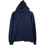古着 ラルフローレン Ralph Lauren POLO RALPH LAUREN フード付き 長袖 ポロシャツ メンズM相当  /eaa611795