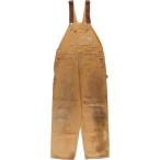  б/у одежда Carhartt Carhartt двойной колено Duck комбинезон USA производства мужской w37 соответствует /eaa613091