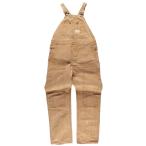  б/у одежда раунд house Round House двойной колено Duck комбинезон USA производства мужской w37 соответствует /eaa613561