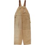  б/у одежда большой размер Carhartt Carhartt двойной колено Duck комбинезон USA производства мужской w40 соответствует /eaa613578