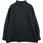 ショッピング古着 古着 Cubavera ボックスシャツ 長袖 メキシカンシャツ キューバシャツ メンズXL相当 /eaa614732