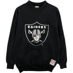 ショッピング古着 古着 90年代 ナツメグ NUTMEG NFL ラスベガスレイダース ロゴスウェットシャツ トレーナー USA製 メンズL相当 ヴィンテージ /eaa615515