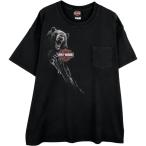 古着 ハーレーダビッドソン Harley-Davidson クマ柄 モーターサイクル バイクTシャツ メンズXL相当 /eaa616183