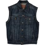 ショッピング古着 古着 リーバイス Levi's 705-174-107 デニムベスト メンズL相当 ヴィンテージ /eaa616469