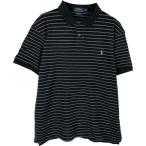 古着 ラルフローレン Ralph Lauren POLO RALPH LAUREN CUSTOM SLIM FIT 半袖 ボーダー ポロシャツ メンズL相当 /eaa616586