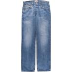 ショッピング古着 古着 リーバイス Levi's リーバイス501 STRAIGHT LEG BUTTON-FLY ユーロモデル ストレートデニムパンツ メンズw32相当 /eaa617210