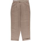 ショッピング古着 古着 ドッカーズ DOCKERS Levi's LOOSE FIT ツータック リネンパンツ スラックス USA製 メンズw32相当 /eaa618621