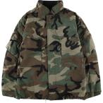 ショッピング古着 古着 80年代 米軍実品 迷彩柄 ウッドランドカモ ケミカルプロテクティブジャケット ミリタリージャケット USA製 MEDIUM /eaa619914