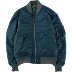 ショッピング古着 古着 民間品 アルファ ALPHA MA-1タイプ 中綿入り ミリタリー フライトジャケット メンズM相当 /eaa624455