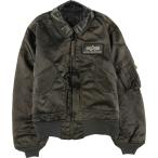 ショッピング古着 古着 民間品 アルファ ALPHA CWU-45/Pタイプ ミリタリー フライトジャケット USA製 メンズM相当 /eaa624511