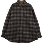 ショッピング古着 古着 90~00年代 セントジョンズベイ ST JOHN'S BAY 長袖 フランネルチェックシャツ メンズXL相当 ヴィンテージ /eaa624766