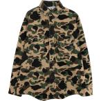 ショッピングネルシャツ 古着 80年代~ BLACK DUCK ダックハンターカモ 長袖 プリントネルシャツ USA製 メンズXL相当 ヴィンテージ /eaa624779