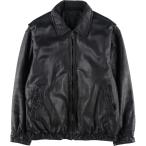 ショッピングjam 古着 セントジョンズベイ ST.JOHN'S BAY スイングトップタイプ レザーブルゾン メンズL相当 /eaa625067