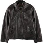 ショッピング古着 古着 ウィルソンズレザー WILSONS LEATHER 中綿入り レザースポーツジャケット メンズL相当 /eaa625114