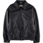 ショッピング古着 古着 90年代 セントジョンズベイ ST.JOHN'S BAY スイングトップタイプ 中綿入り レザーブルゾン メンズL相当 ヴィンテージ /eaa625136