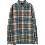 ショッピング古着 古着 ラルフローレン Ralph Lauren マドラスチェック 長袖 ボタンダウンチェックシャツ メンズM相当 /eaa625247