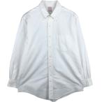 ショッピング古着 古着 ブルックスブラザーズ Brooks Brothers Est.1818 長袖 ボタンダウンシャツ USA製 メンズL相当 /eaa625286