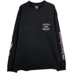 古着 00年代 ハーレーダビッドソン Harley-Davidson モーターサイクル ロングTシャツ ロンT USA製 メンズXL相当  /eaa625367