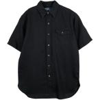 ショッピング古着 古着 ラルフローレン Ralph Lauren POLO by Ralph Lauren CLASSIC FIT 半袖 リネン×コットンシャツ メンズM相当 /eaa625545