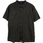 ショッピング古着 古着 パタゴニア Patagonia 53139FA18 総柄 半袖 ヘンプ×オーガニックコットンシャツ メンズL相当 /eaa625555