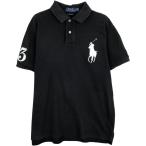 ショッピング古着 古着 ラルフローレン Ralph Lauren POLO RALPH LAUREN CUSTOM SLIM FIT ビッグポニー 半袖 ポロシャツ メンズL相当 /eaa626900