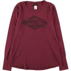 ショッピングハーレーダビッドソン 古着 ハーレーダビッドソン Harley-Davidson モーターサイクル サーマルロングTシャツ USA製 レディースL相当 /eaa627976