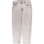 古着 90年代 リーバイス Levi's 550-0555 ケミカルウォッシュ テーパードデニムパンツ USA製 メンズw34相当 ヴィンテージ /evb010831