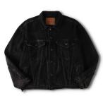 古着 90年代 リーバイス Levi's 75525-0260 ブラック デニムジャケット Gジャン カナダ製 メンズL相当 ヴィンテージ /evb029044
