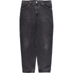 古着 ~90年代 リーバイス Levi's 550 オレンジタブ ブラックデニム テーパードデニムパンツ USA製 メンズw33相当 ヴィンテージ /evb029112