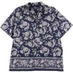 古着 パタゴニア パタロハ 総柄 花柄 オープンカラー ハワイアンアロハシャツ ボックスシャツ メンズXXL相当 /evb029746