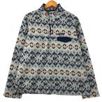 ショッピングpatagonia 古着 パタゴニア Patagonia SYNCHILLA シンチラ スナップT 幾何学柄 ハーフスナップ フリースプルオーバー メンズXL相当 /evb030462