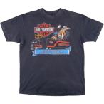 古着 80年代 ハーレーダビッドソン Harley-Davidson モーターサイクル バイクTシャツ メンズL相当 ヴィンテージ /evb031244