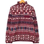 ショッピングパタゴニア 古着 パタゴニア Patagonia SYNCHILLA シンチラ スナップT 25455FA18 総柄 ハーフスナップ フリースプルオーバー メンズM相当 /evb032403