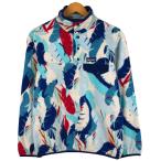 ショッピング古着 古着 パタゴニア ライトウェイトシンチラスナップT 25455SP16 総柄 ハーフスナップ フリースプルオーバー レディースS相当 /evb032415