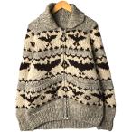 古着 70年代 TUAK 総柄 HAND MADE カウチンセーター カナダ製 メンズM相当 ヴィンテージ /evb032546