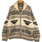 ショッピングカウチン 古着 70~80年代 エルエルビーン L.L.Bean 総柄 サンダーバード柄 カウチンセーター メンズXL相当 ヴィンテージ /evb032548