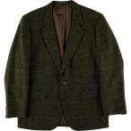 ショッピングバーバリー 古着 バーバリー Burberry's チェック柄 ウールテーラードジャケット スペイン製 メンズL相当 /evb032724