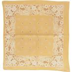  б/у одежда 60~70 годы botanikaru рисунок одна сторона уголок бандана Vintage /gaa005609