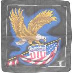 б/у одежда 80~90 годы . рисунок Eagle рисунок звезда статья флаг рисунок бандана USA производства Vintage /gaa005610