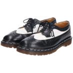 ドクターマーチン Dr.Martens コンビカラー ウイングチップシューズ 英国製 UK9 メンズ27.5cm /saa006048