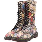 古着 ドクターマーチン Dr.Martens 花柄 14ホールブーツ 英国製 5 レディース24.0cm相当 /saa011767 【SS2506_30】
