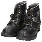 古着 ハーレーダビッドソン Harley-Davidson ベルト付き バイクブーツ メンズ26.0cm相当  /saa014668