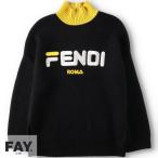 古着 フェンディ FENDI モヘア混 アルパカ混 カシミア混 ハイネック ニットセーター イタリア製 メンズL相当 /yaa000386