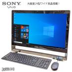 デスクトップパソコン 中古パソコン 液晶一体型 SONY VPCL11AFJ Windows10 Core 2 Duo E8500 3.16GHz メモリ4GB HDD1TB ブルーレイ 24型 無線LAN office 3806