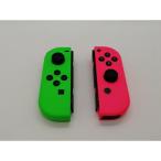 【中古】Nintendo Switch Joy-Con (L)ネオングリーン/(R) ネオンピンク [コントローラー] HAC-A-JAFAA【OSU301】保証期間１週間【ランクA】