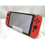 【中古】Nintendo Switch 本体 (有機ELモデル) HEG-S-RAAAA マリオレッド【ECセンター】保証期間１ヶ月【ランクB】