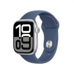 【未使用】Apple Apple Watch Series10 42mm GPS シルバーアルミニウムケース/デニムスポーツバンド (M/L) MWWC3J/A【ECセンター】保証期間3ヶ月